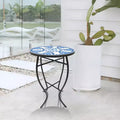Table d'appoint Marguerite bleue