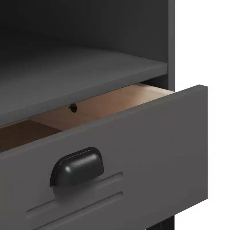 Meuble TV Console multimédia Meuble de rangement en pin massif