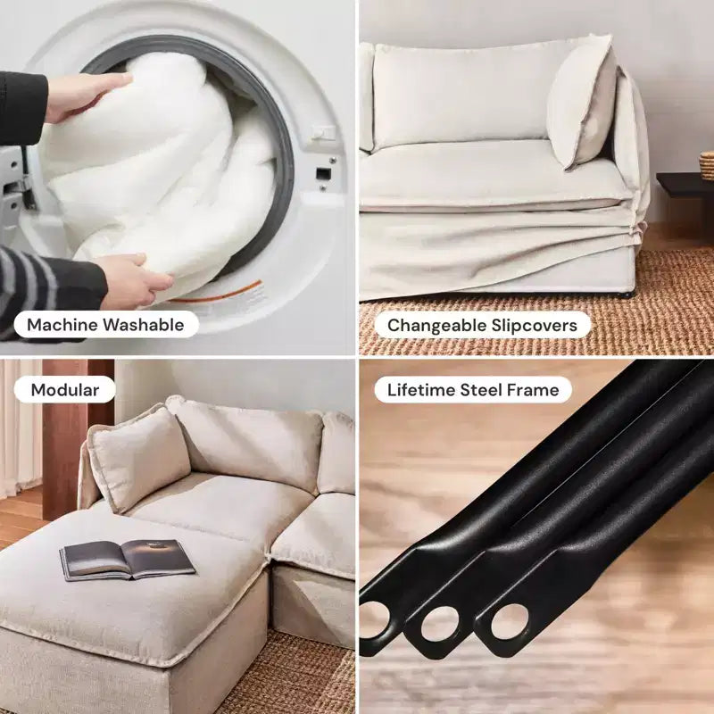 Fauteuil Modulable Lavable | Assise et Oreiller de Maintien