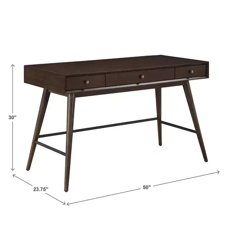 Bureau d'écriture 3 tiroirs Foerster Wood