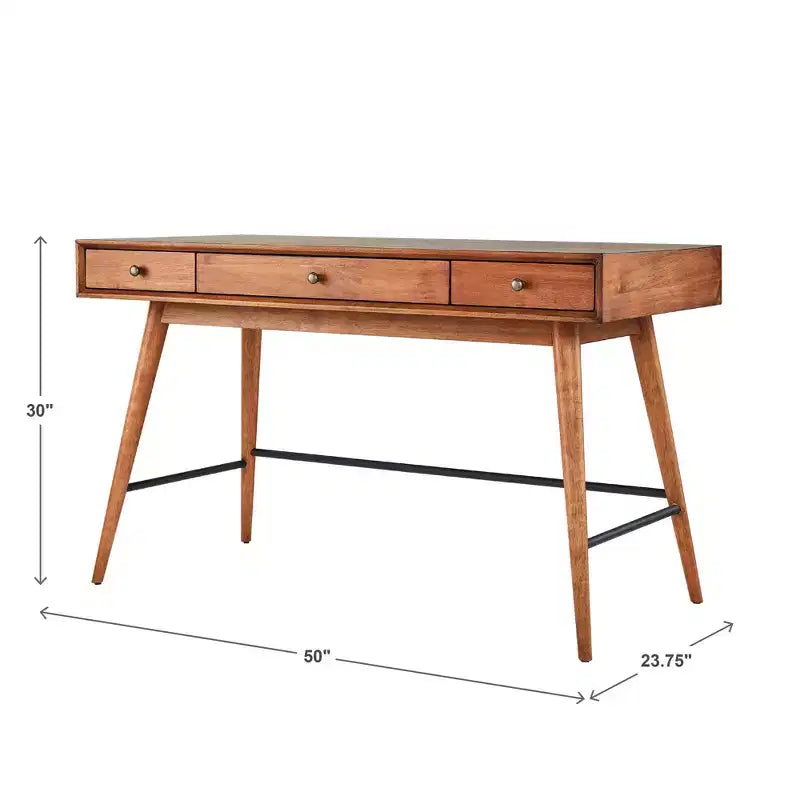 Bureau d'écriture 3 tiroirs Foerster Wood