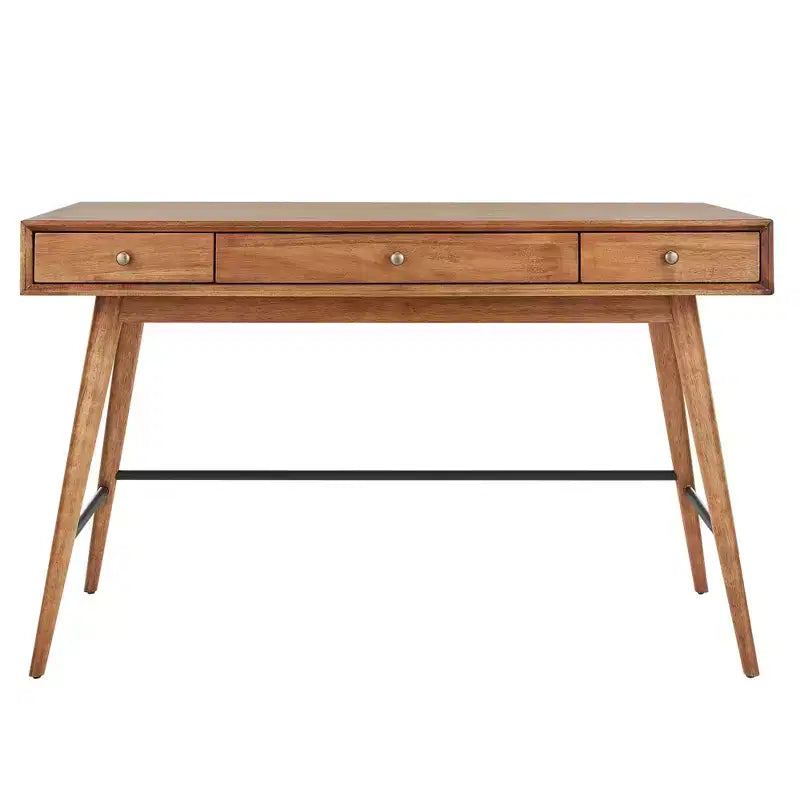 Foerster Wood 3-Drawer Writing Desk - iNSPIRE Q