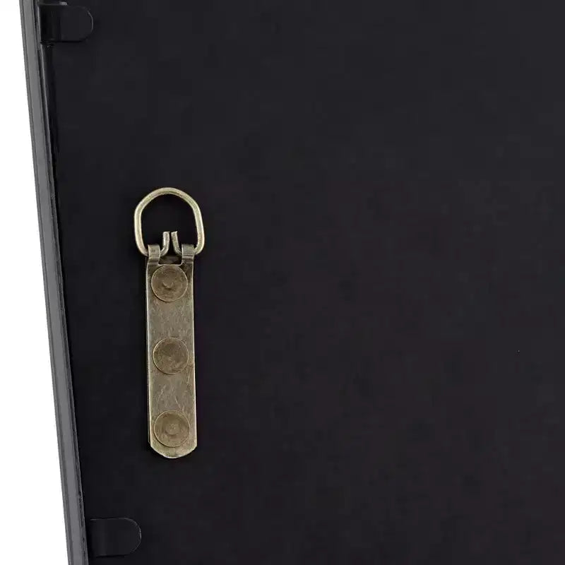 Miroirs muraux noirs en métal 22 x 34, lot de 2