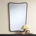 Miroirs muraux noirs en métal 22 x 34, lot de 2