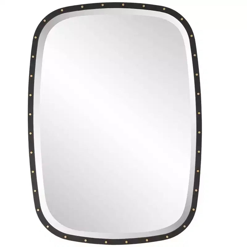 Uttermost Benedo Black 26 x 36 Rectangular Wall Mirror