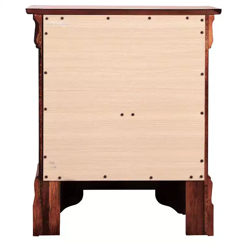 Table de chevet rectangulaire en bois de cerisier pour salon et chambre à coucher