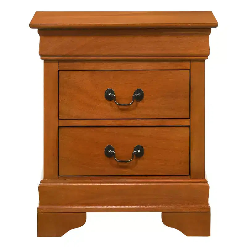 Table de chevet rectangulaire en bois de cerisier pour salon et chambre à coucher