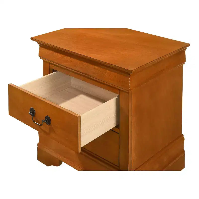 Table de chevet rectangulaire en bois de cerisier pour salon et chambre à coucher