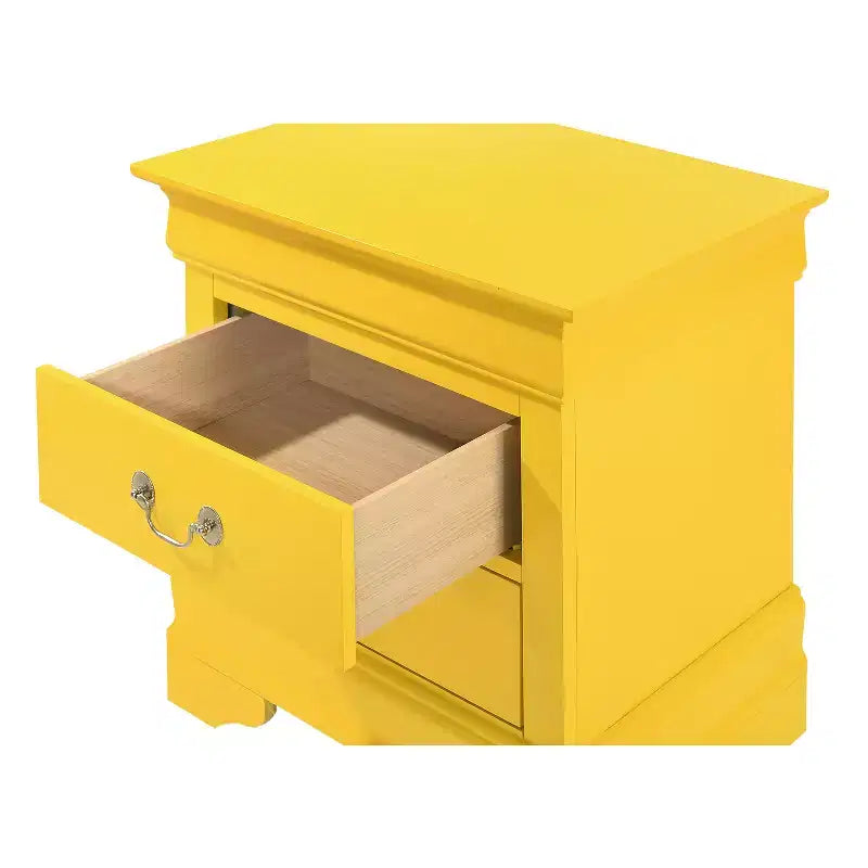 Table de chevet rectangulaire en bois de cerisier pour salon et chambre à coucher