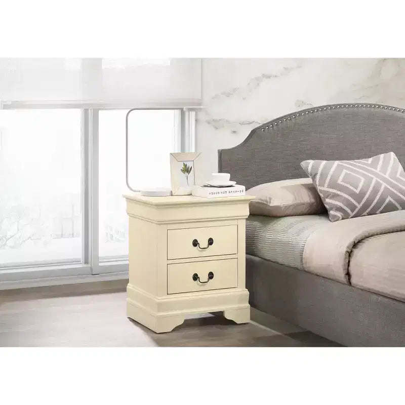 Table de chevet rectangulaire en bois de cerisier pour salon et chambre à coucher