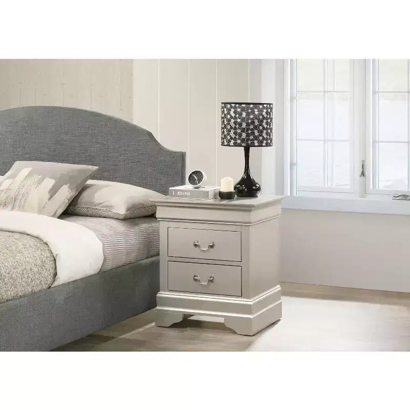 Table de chevet rectangulaire en bois de cerisier pour salon et chambre à coucher