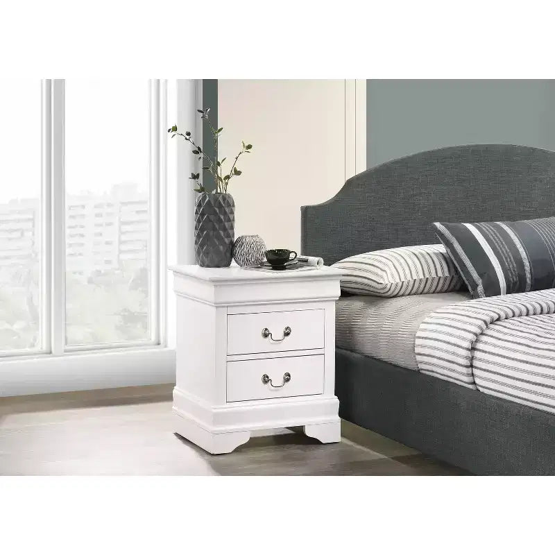 Table de chevet rectangulaire en bois de cerisier pour salon et chambre à coucher