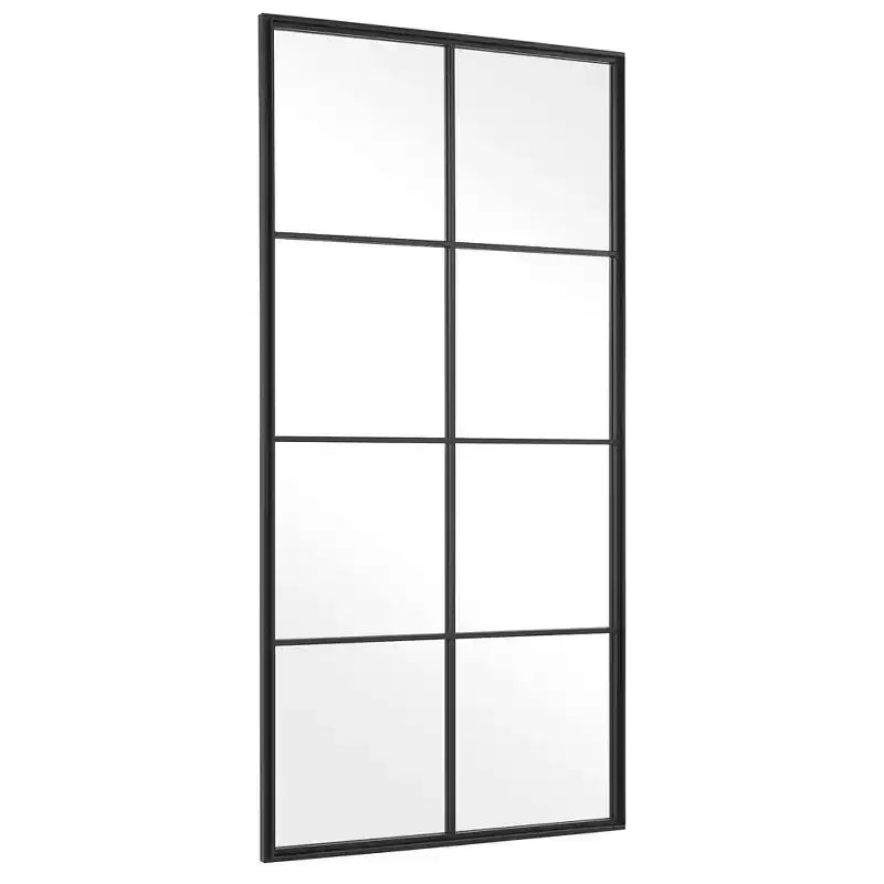 Miroir mural en fer forgé noir 30 x 60