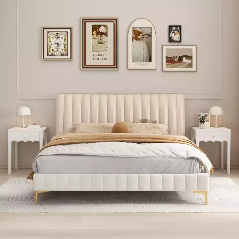 Table de chevet blanche ludique