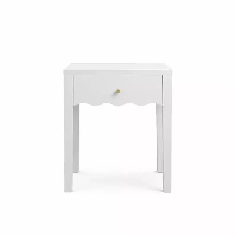 Table de chevet blanche ludique